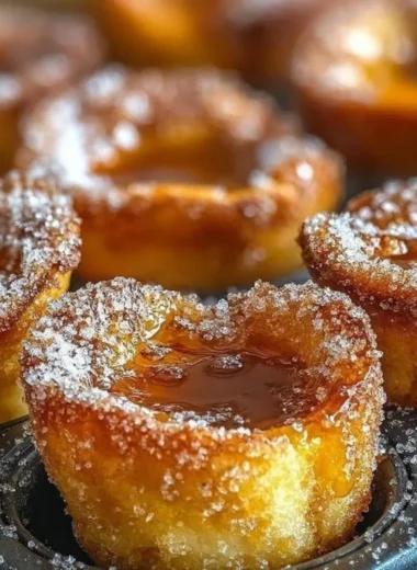 Cinnamon Sugar French Toast Muffins in a baking dish