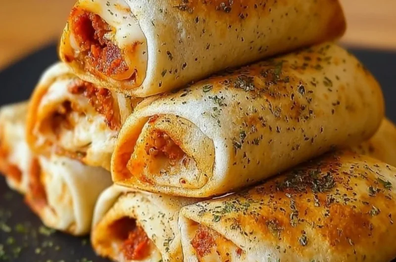 High Protein Pepperoni Pizza Rolls for a delicious and healthy snack
