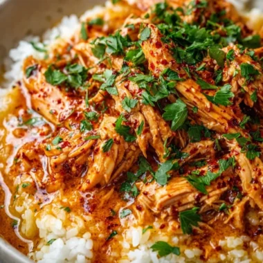 Crockpot Cajun Butter Chicken in a creamy bowl ready to serve