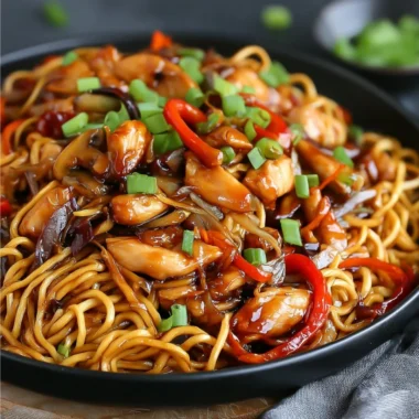 Delicious Chicken Chow Mein with flavorful ultimate chow mein sauce