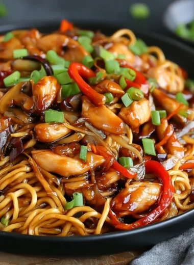 Delicious Chicken Chow Mein with flavorful ultimate chow mein sauce
