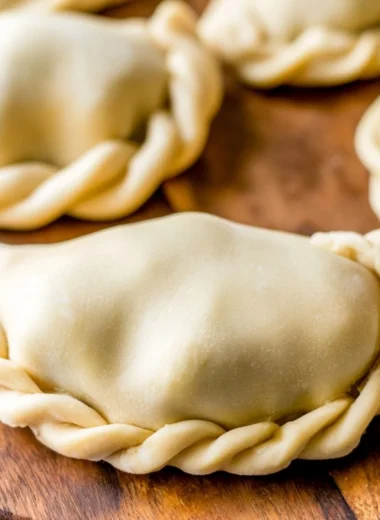 Homemade empanada dough ready for filling and baking