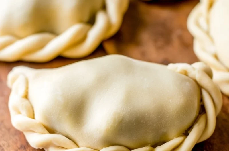 Homemade empanada dough ready for filling and baking