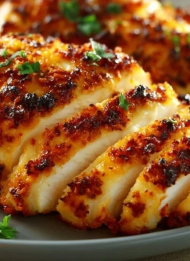 Melt in your mouth chicken breast with herbs and spices, cooked to perfection.