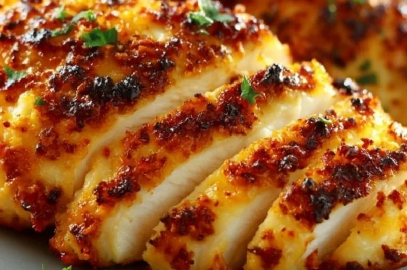 Melt in your mouth chicken breast with herbs and spices, cooked to perfection.